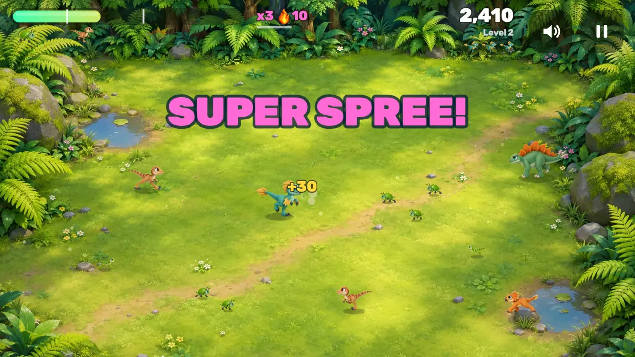 A Super Spree chain in the Fern Jungle